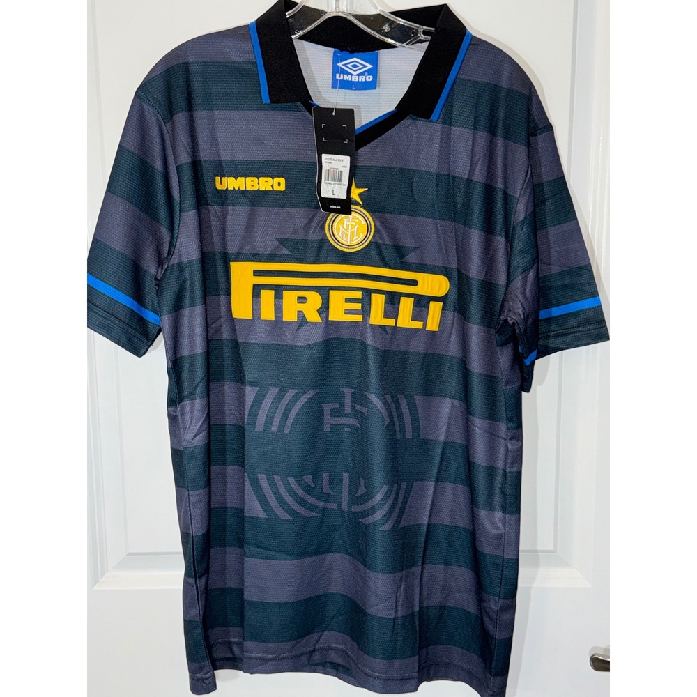 Inter Milan 1997/98 Third  Retro Replica Rare Soccer Football Shirt Jersey M